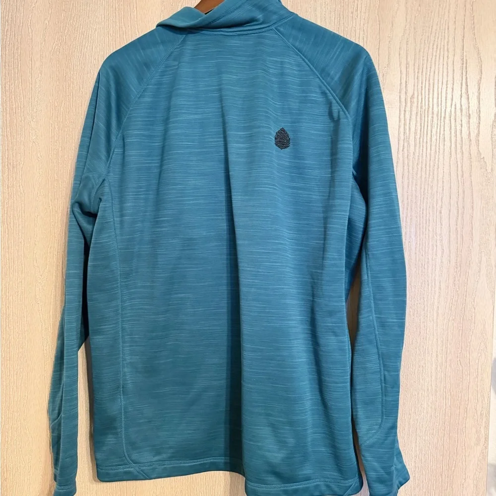 Stio Men's Teal Quarter-Zip Jacket